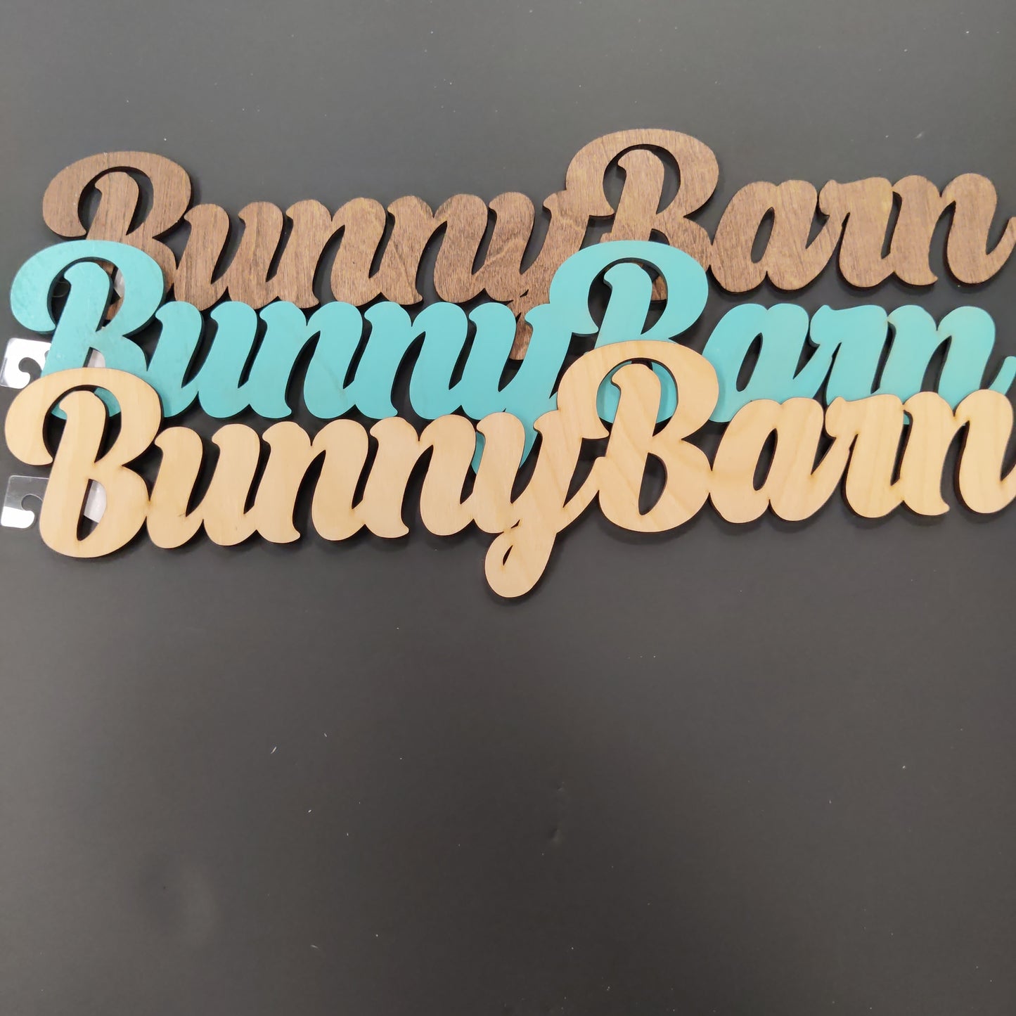 Bunny barn wooden sign