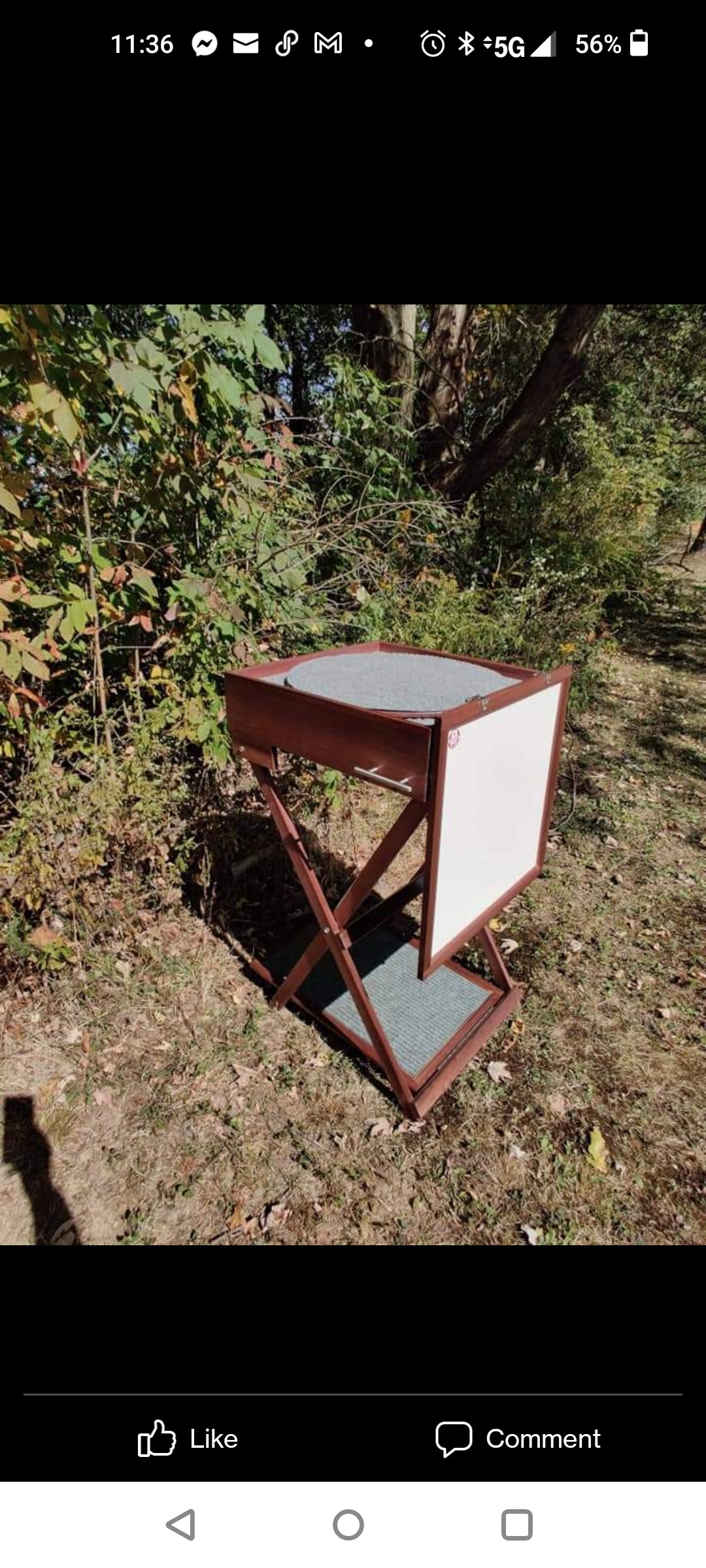 Angora deluxe rabbit grooming table with turn table