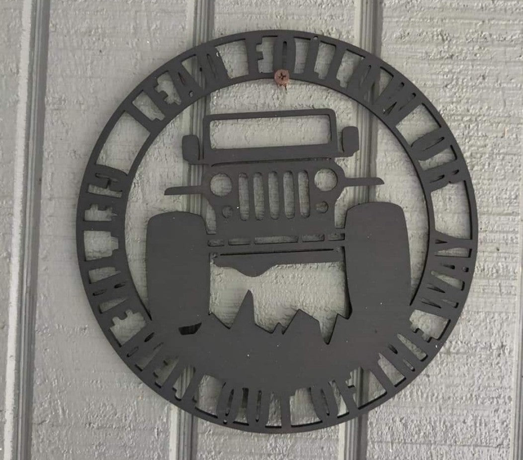 Jeep mudder door hanger
