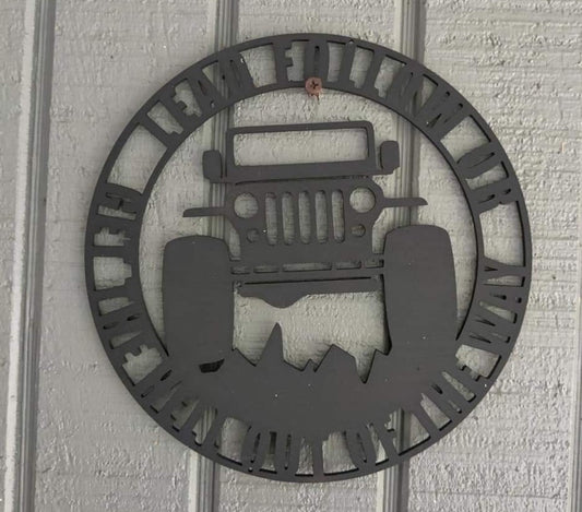 Jeep mudder door hanger